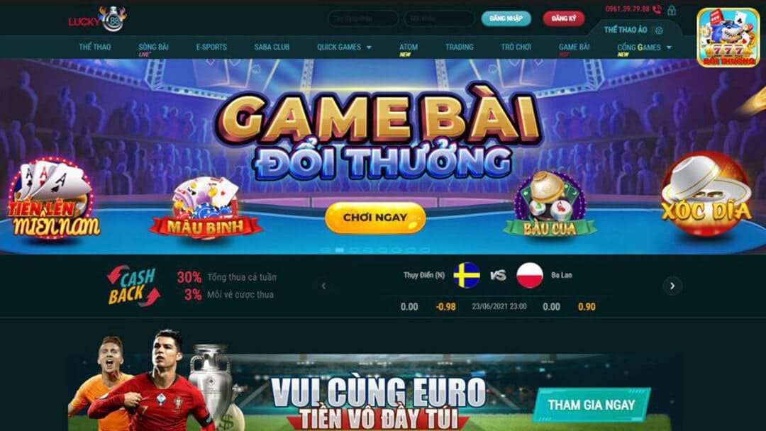 Người chơi được đặt cược những sản phẩm nào tại Lucky88