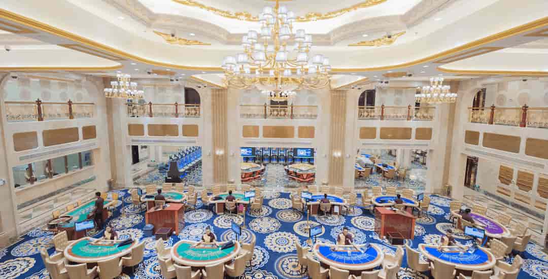 Vòng quay may mắn Roulette quen thuộc tại JinBei Casino & Hotel