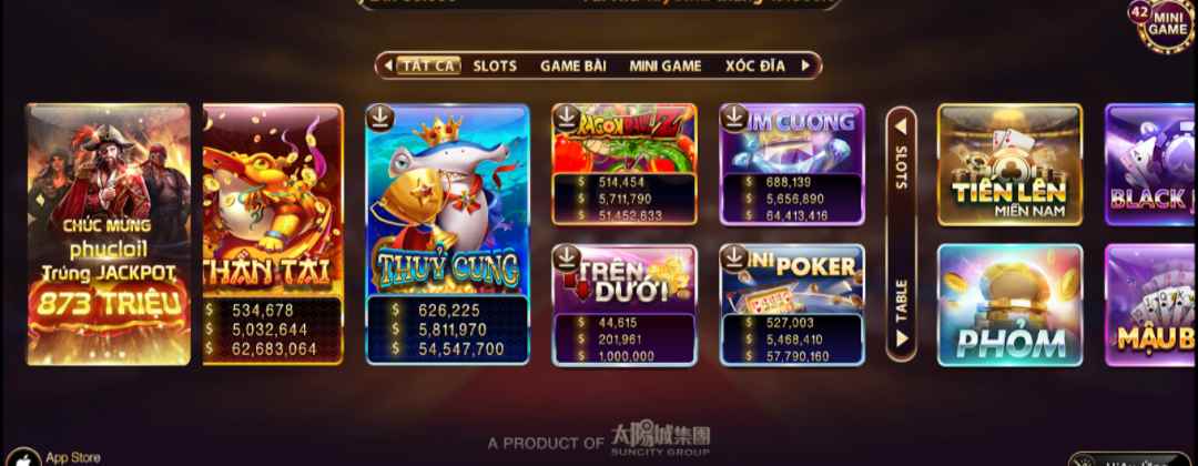 Game bài Ma Cao là một tổ hợp các tựa game