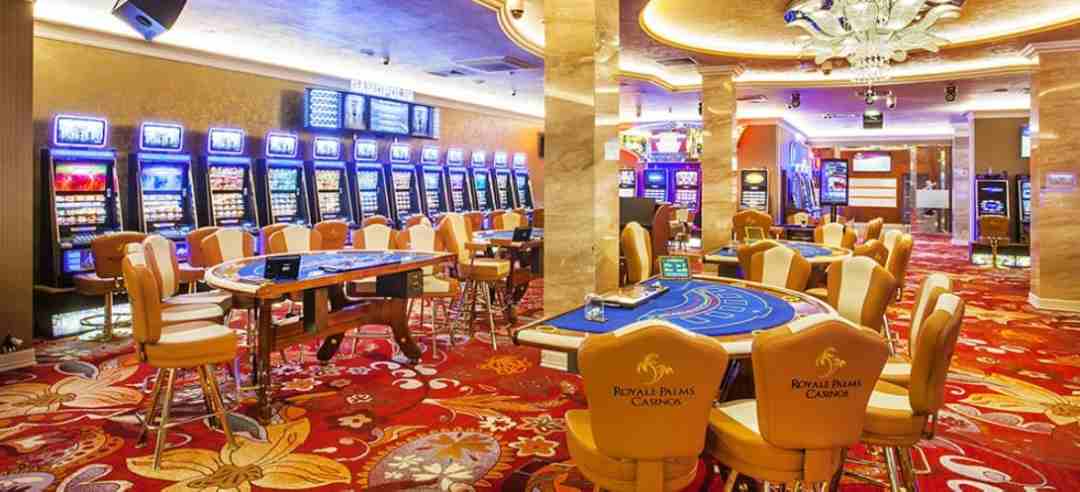 Khong gian cuoc sang trong tai Golden Sand Hotel and Casino