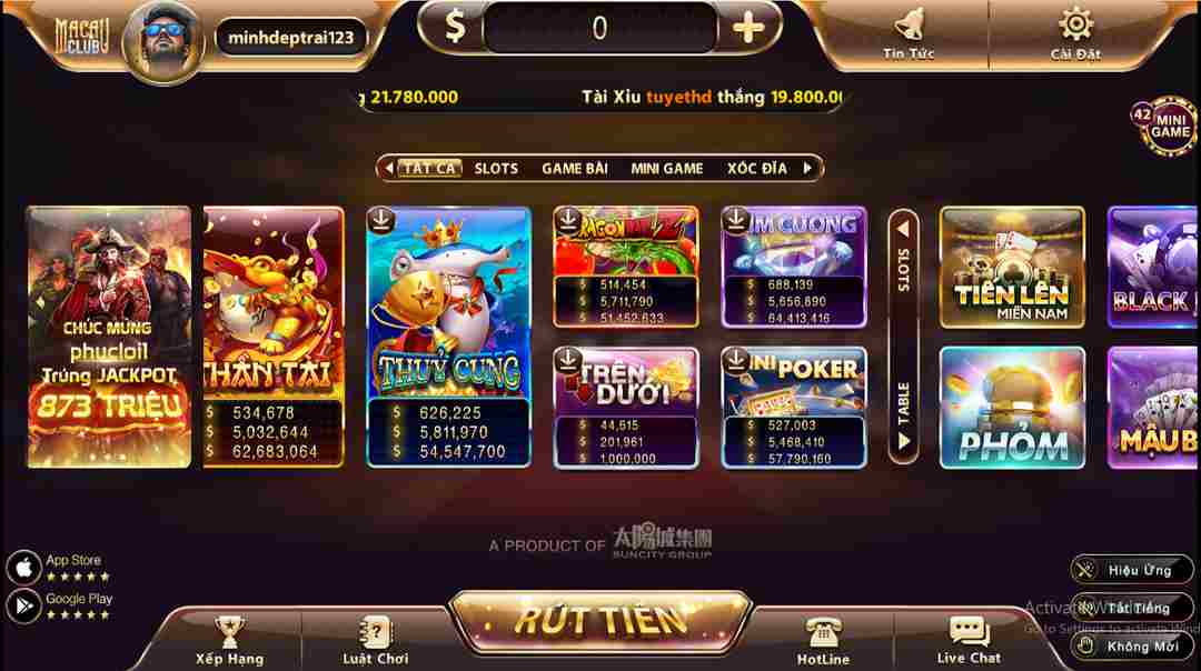 Cổng game bài TOP 1 Macau Club được yêu thích nhất