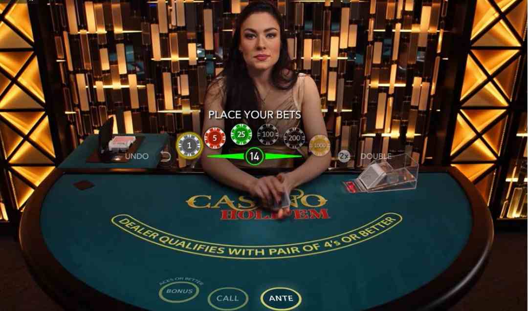 Sòng live casino cùng cô nàng dealer xinh đẹp tại Card 365 